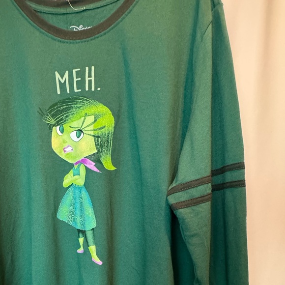 NWT TORRID Disney Pixar Inside Out Disgust Pullover Sweater Shirt Plus Size 4 - Picture 3 of 8